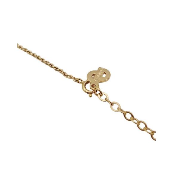 Pre Loved Dior Vintage CD Necklace Goldtone Crystal Women - Picture 5 of 5